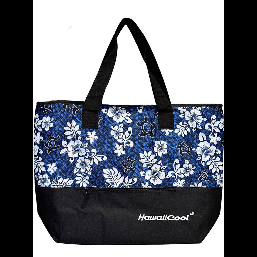 NWT Hawaiian Print Large Insulated Cooler Tote Bag